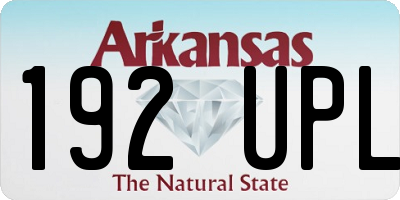 AR license plate 192UPL