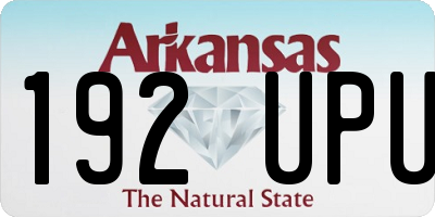 AR license plate 192UPU