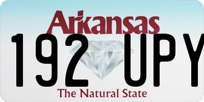 AR license plate 192UPY