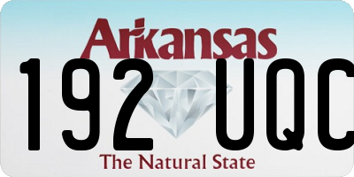 AR license plate 192UQC