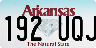 AR license plate 192UQJ