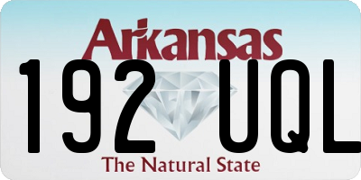 AR license plate 192UQL
