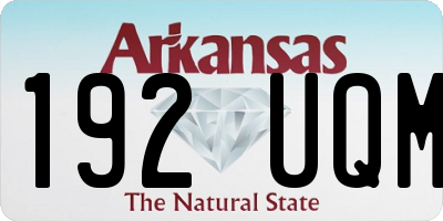 AR license plate 192UQM