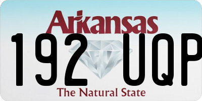 AR license plate 192UQP
