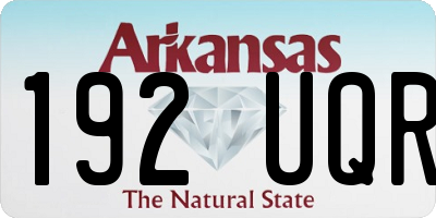 AR license plate 192UQR