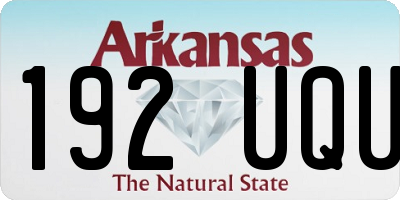 AR license plate 192UQU