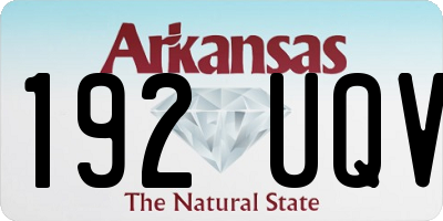 AR license plate 192UQV