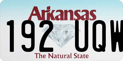 AR license plate 192UQW