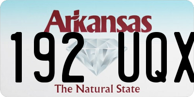 AR license plate 192UQX