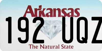 AR license plate 192UQZ