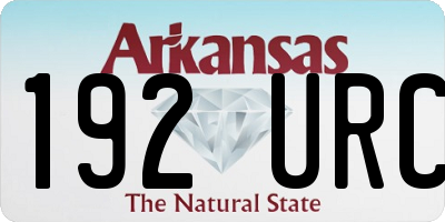 AR license plate 192URC