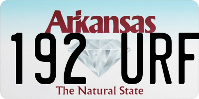 AR license plate 192URF