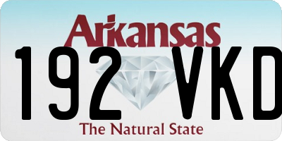 AR license plate 192VKD