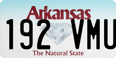 AR license plate 192VMU