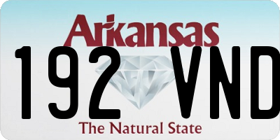 AR license plate 192VND