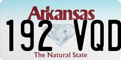 AR license plate 192VQD