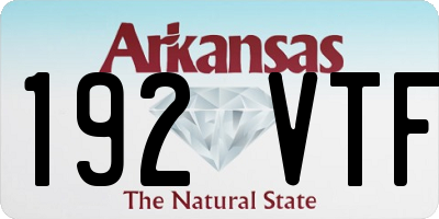 AR license plate 192VTF