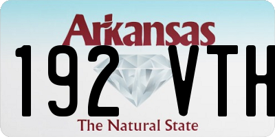 AR license plate 192VTH