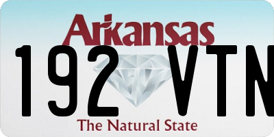 AR license plate 192VTN