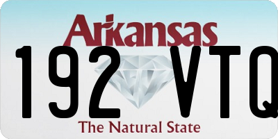 AR license plate 192VTQ