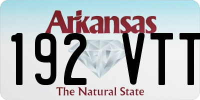AR license plate 192VTT