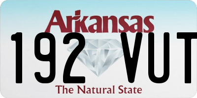 AR license plate 192VUT