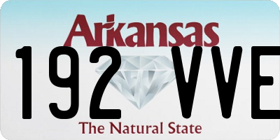 AR license plate 192VVE