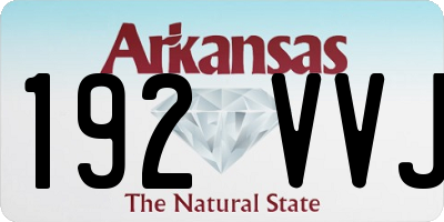 AR license plate 192VVJ