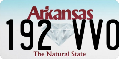 AR license plate 192VVO