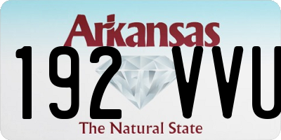 AR license plate 192VVU