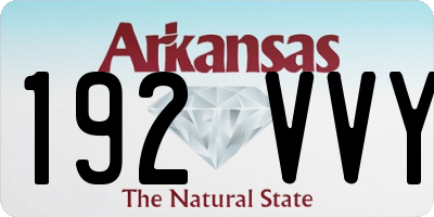 AR license plate 192VVY