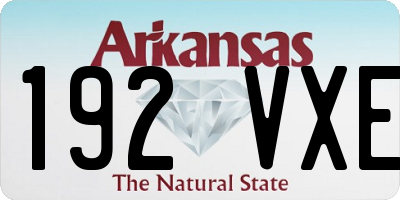 AR license plate 192VXE