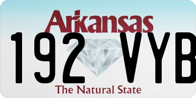 AR license plate 192VYB