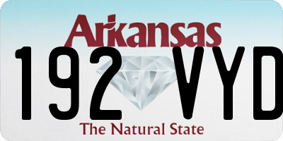 AR license plate 192VYD