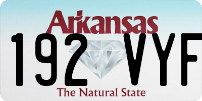 AR license plate 192VYF
