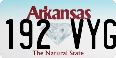 AR license plate 192VYG