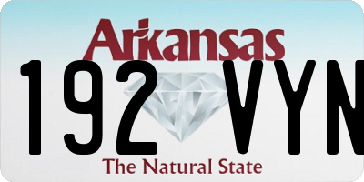 AR license plate 192VYN
