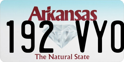 AR license plate 192VYO
