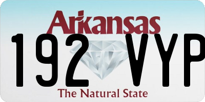 AR license plate 192VYP