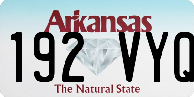 AR license plate 192VYQ