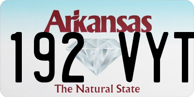 AR license plate 192VYT