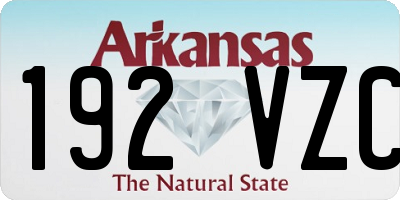AR license plate 192VZC