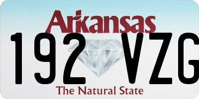AR license plate 192VZG