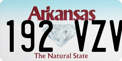 AR license plate 192VZV