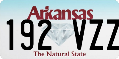 AR license plate 192VZZ