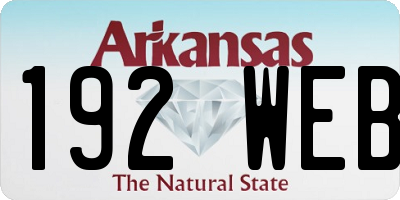 AR license plate 192WEB