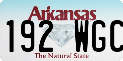 AR license plate 192WGC