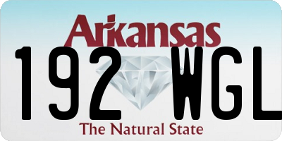 AR license plate 192WGL