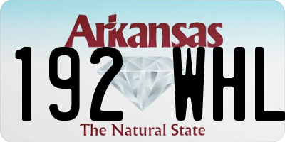 AR license plate 192WHL