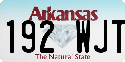 AR license plate 192WJT